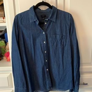 J.Crew large denim shirt
